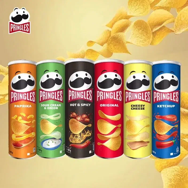 چیپس پرینگلز pringles اصل در طعم های متنوع