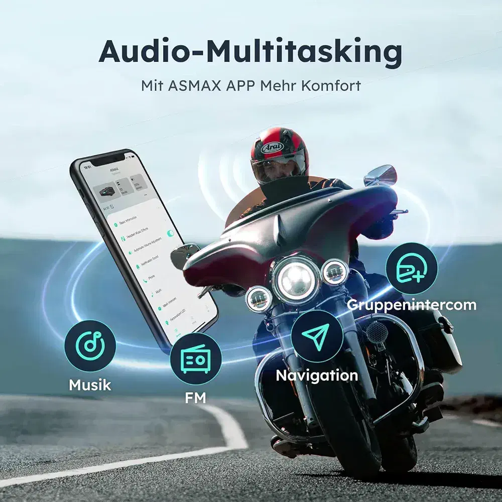هدست کلاه کاسکت آس مکس مدل ASMAX S1 جفت