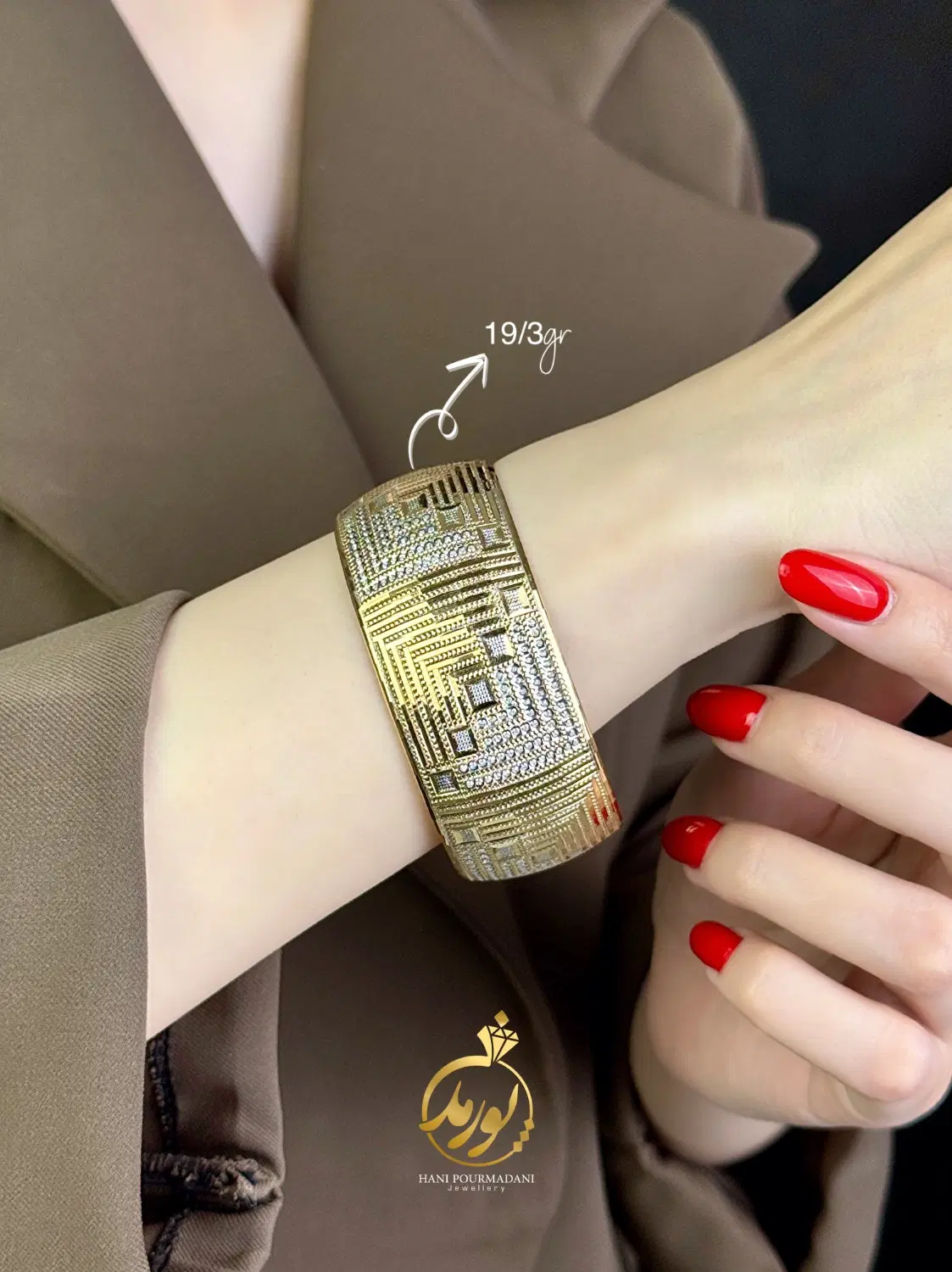 طلا تکپوش تراش نمادار
