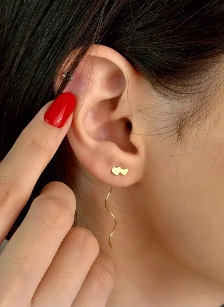 گوشواره کرلی در طرح های متنوع