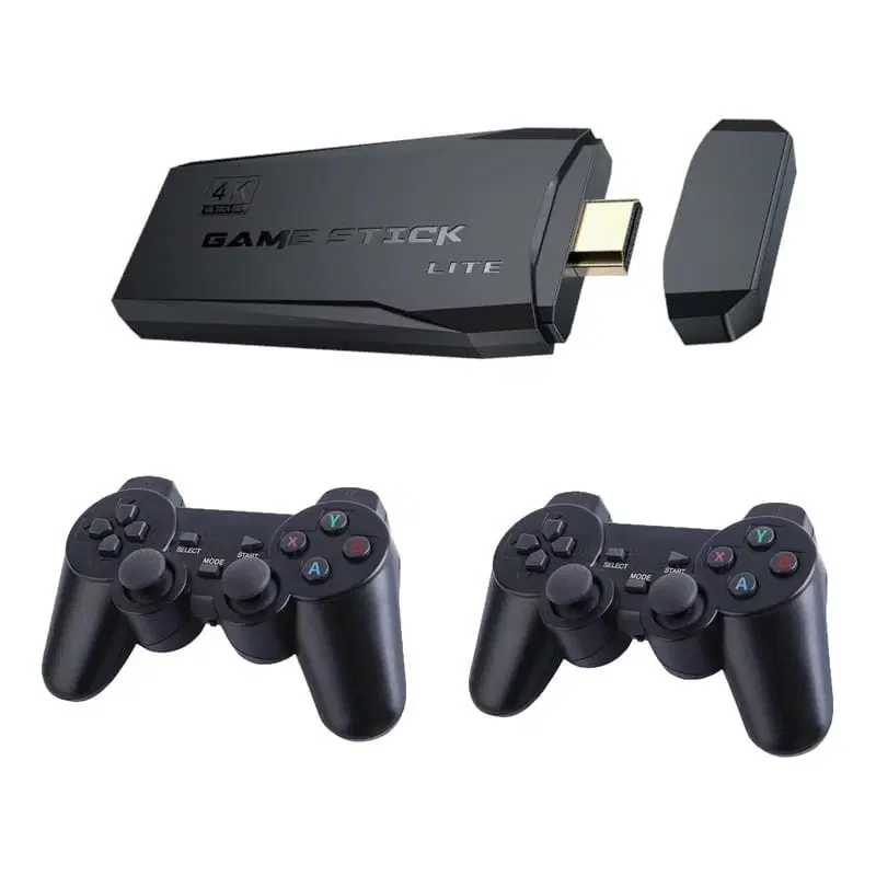 کنسول بازی 4K Game Stick Lite با دو دسته بی‌سیم