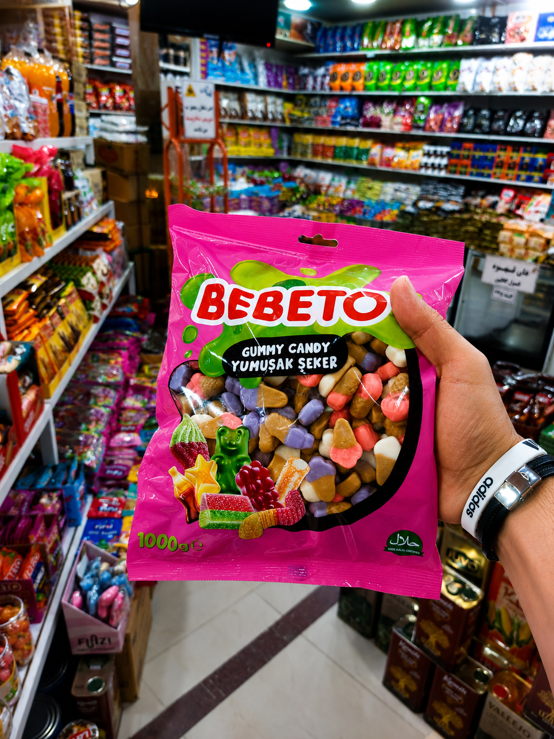 پاستیل BEBETO در انواع طعم. ایستگاه شکم