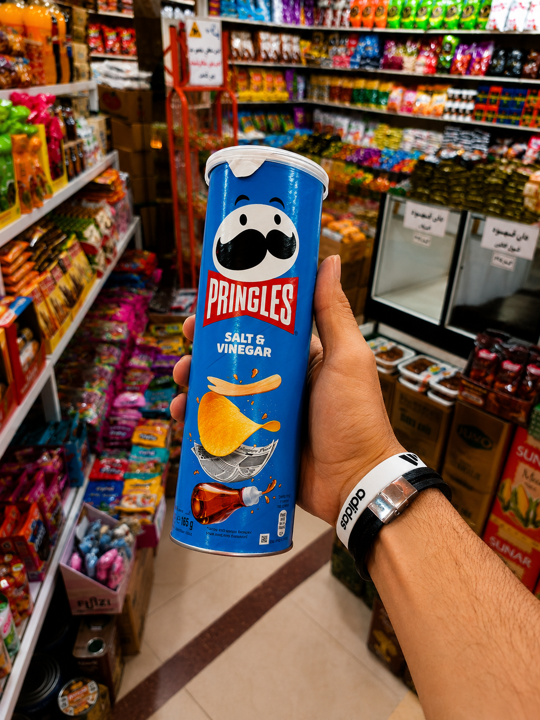 چیپس پرینگلز PRINGLES با ۶ طعم. ایستگاه شکم