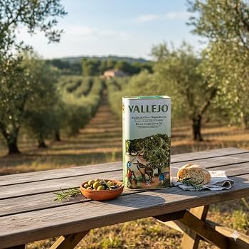 روغن زیتون Vallejo محصول اسپانیا ۴ لیتری